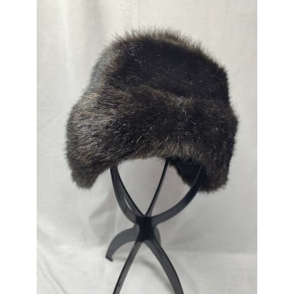 Vintage 1960s Ladies Sears Fashion Millinery Bucket Hat Pillbox Dress Mink Hat - Picture 1 of 6